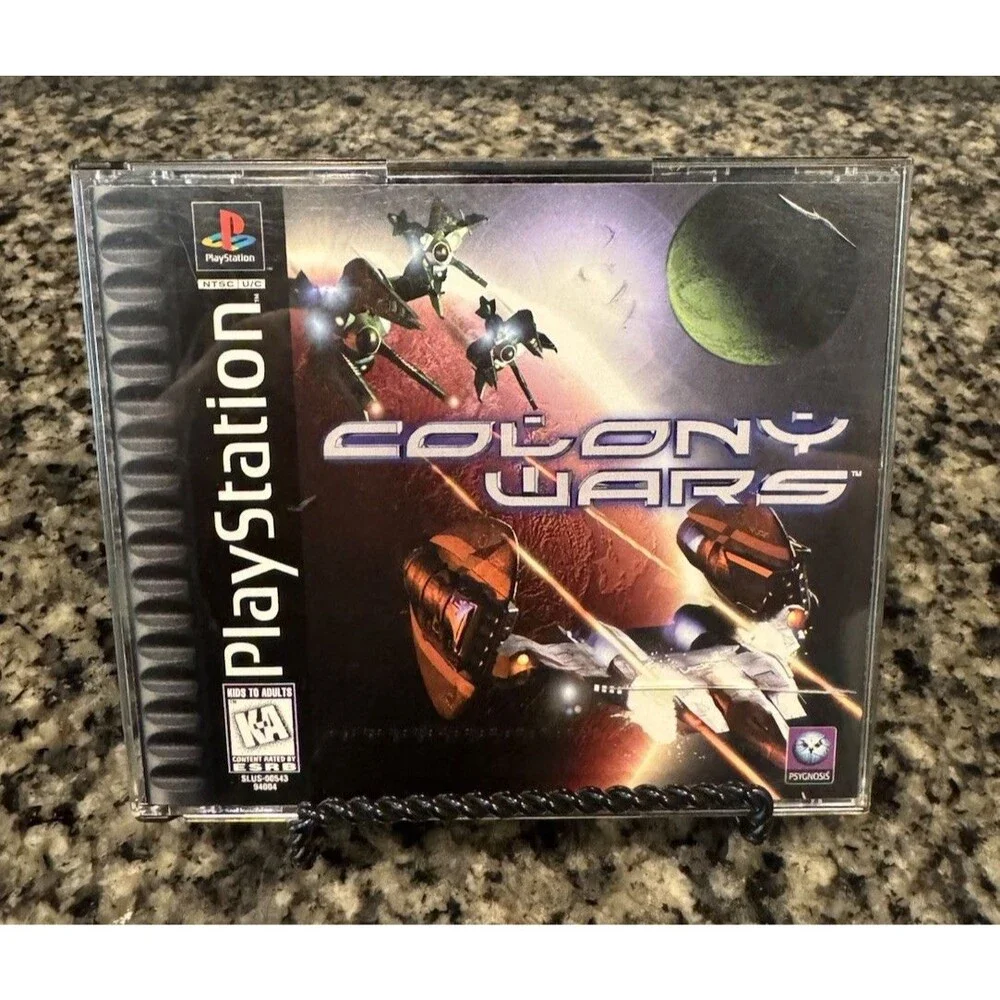 Colony Wars (Sony PlayStation 1, 1997) PS1 Black Label CIB Manual Tested 2 Disc